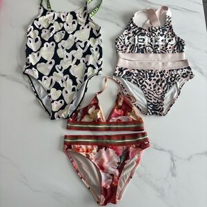 Bundle of Swimsuit Luxury brand for girl 10 y.o. Kenzo Stella McCartney Molo